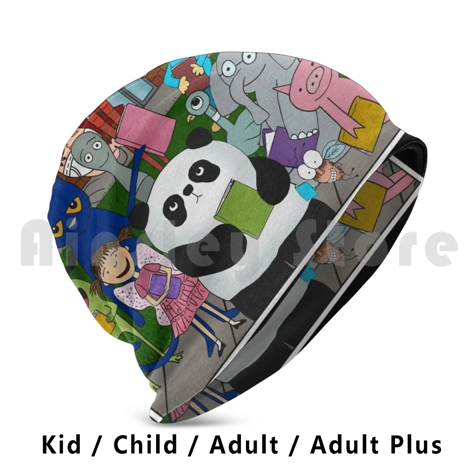 Storybook Friends Шапочки-пуловеры Удобная кепка Mr Panda Lemur Палочки для еды Ложка Pete The Cat Splat