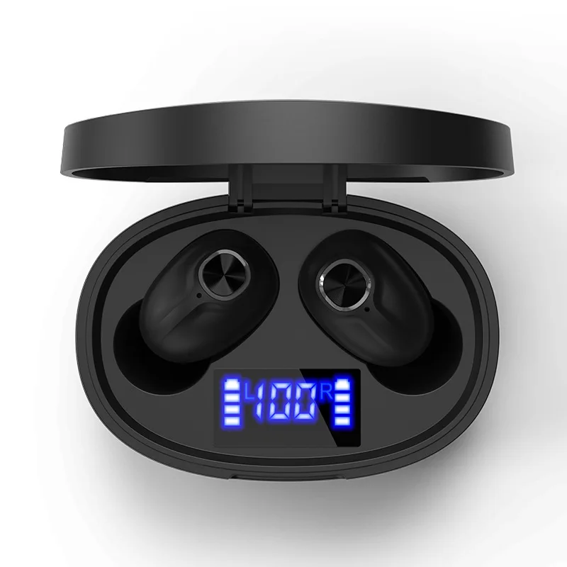 

TWS-стереонаушники с поддержкой Bluetooth и зарядным футляром
