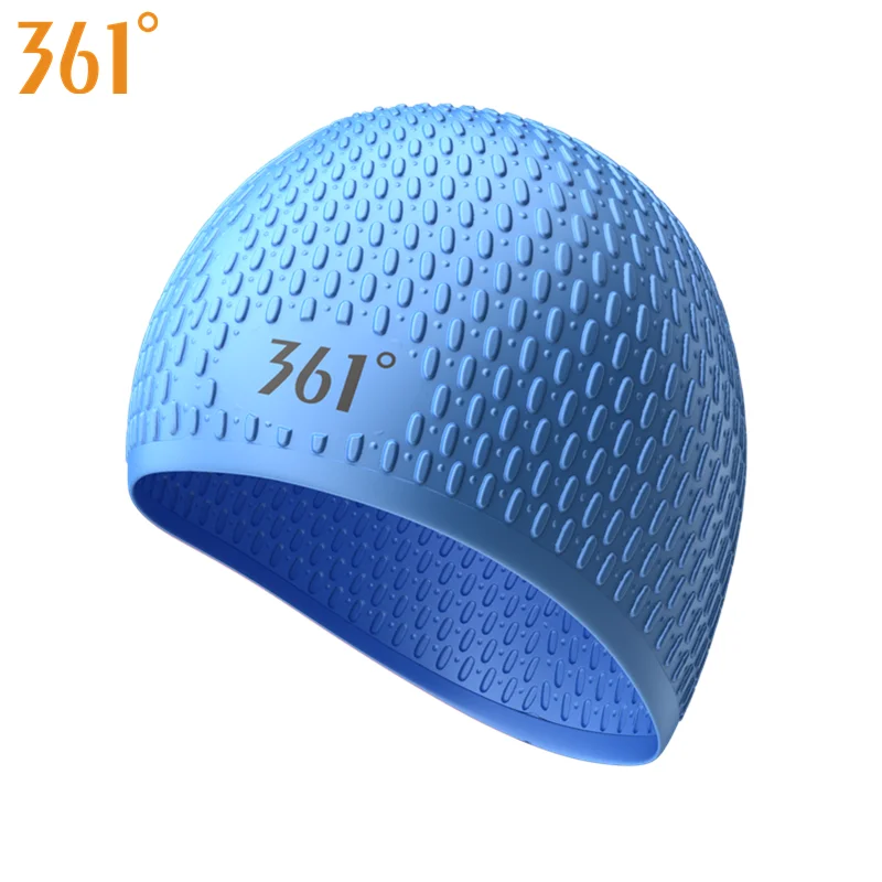 Водонепроницаемая шапочка для плавания женщин большая эластичная силиконовая с