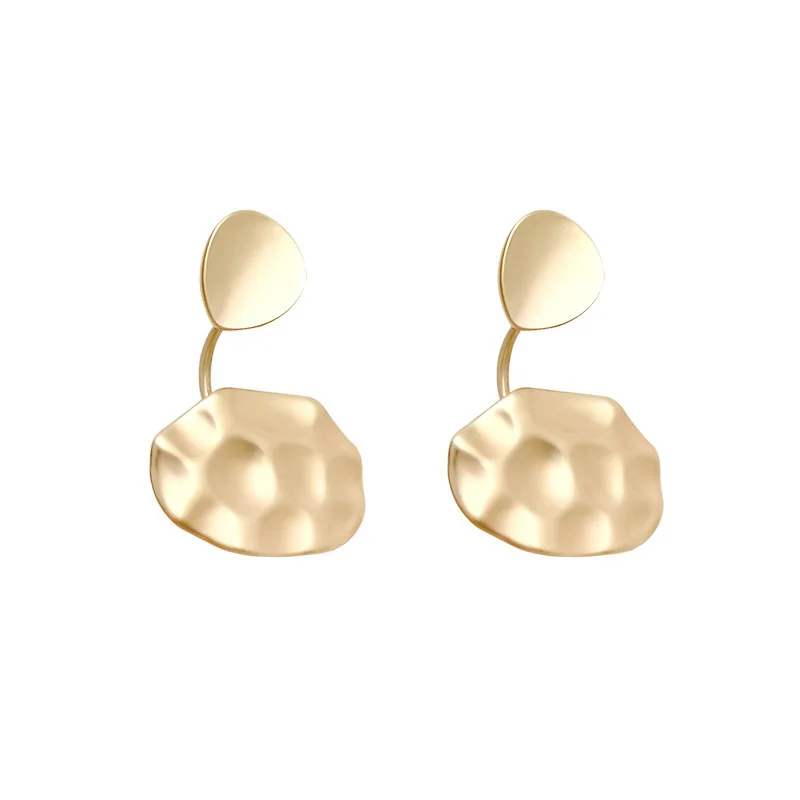 

Silver Needle Geometric Metal Women's New Fashion Ear 2021 Ethnic Factory Earring for Girls Luxurious Bridal Wedding
