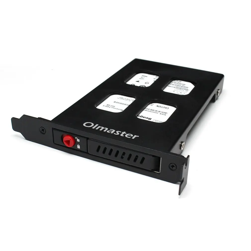 Olmaster металлический Структура HDD чехол Корпус для жесткого диска инструмент
