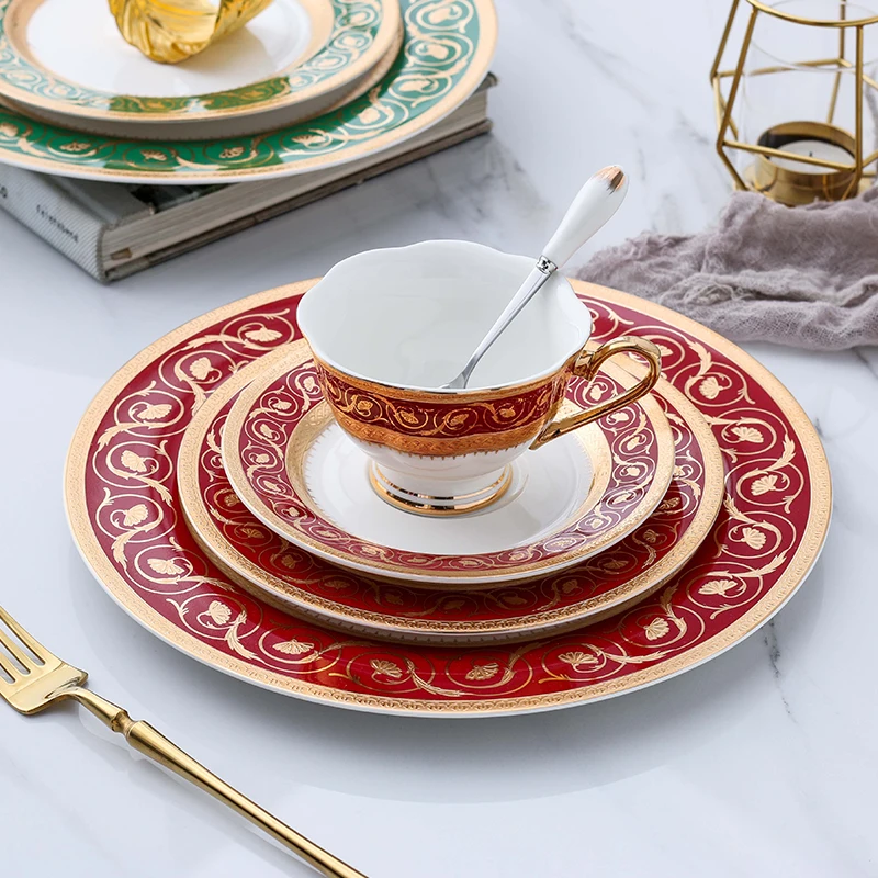 Английский чайный сервиз для послеобеденного чая и блюдца европейская