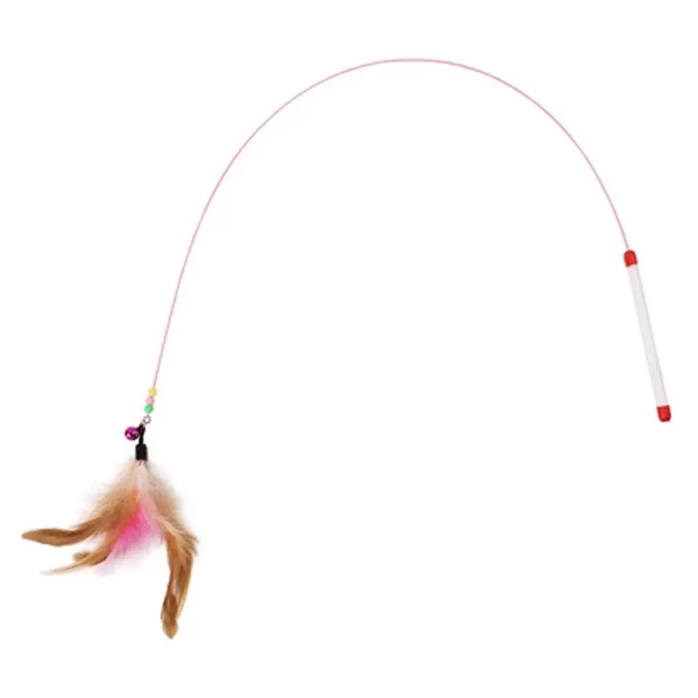 

Игрушки для кошек и перьев, выдвижная палочка, Интерактивная палочка для кошек, игрушки для домашних животных, развлечения для упражнений д...