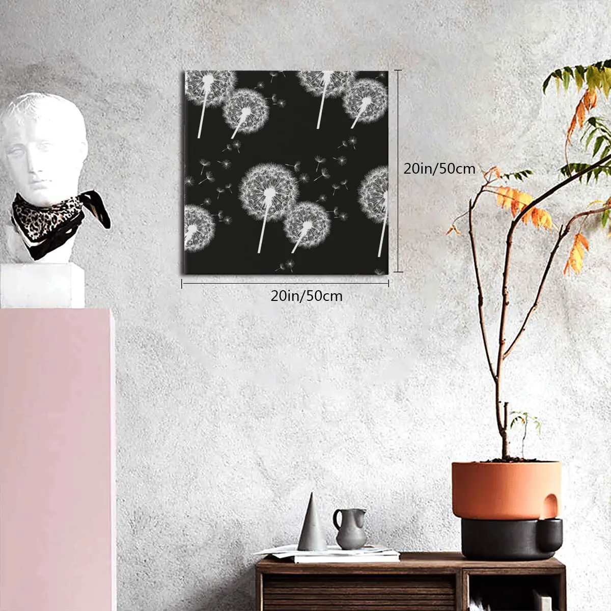 

Flowers Dandelions Picture Wall Poster Modern Style Canvas Print Painting Art Aisle Bedroom Dining Room Unique Decoration
