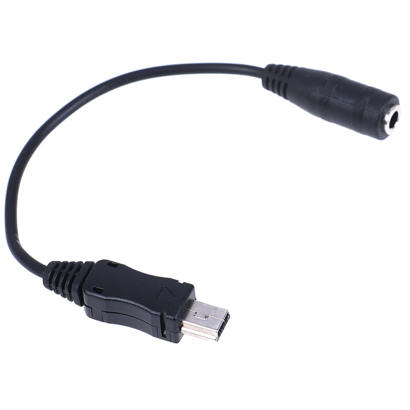 1 шт. мини-USB штекер на гнездо 3 5 мм аудиокабель шнур для активного зажима микрофон