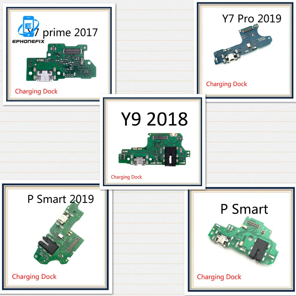Гибкий кабель с микрофоном для HuaWei Y9 Y7 Y6 Pro Y5 Prime GR5 2017 2018 2019 1 шт.|Шлейфы мобильных