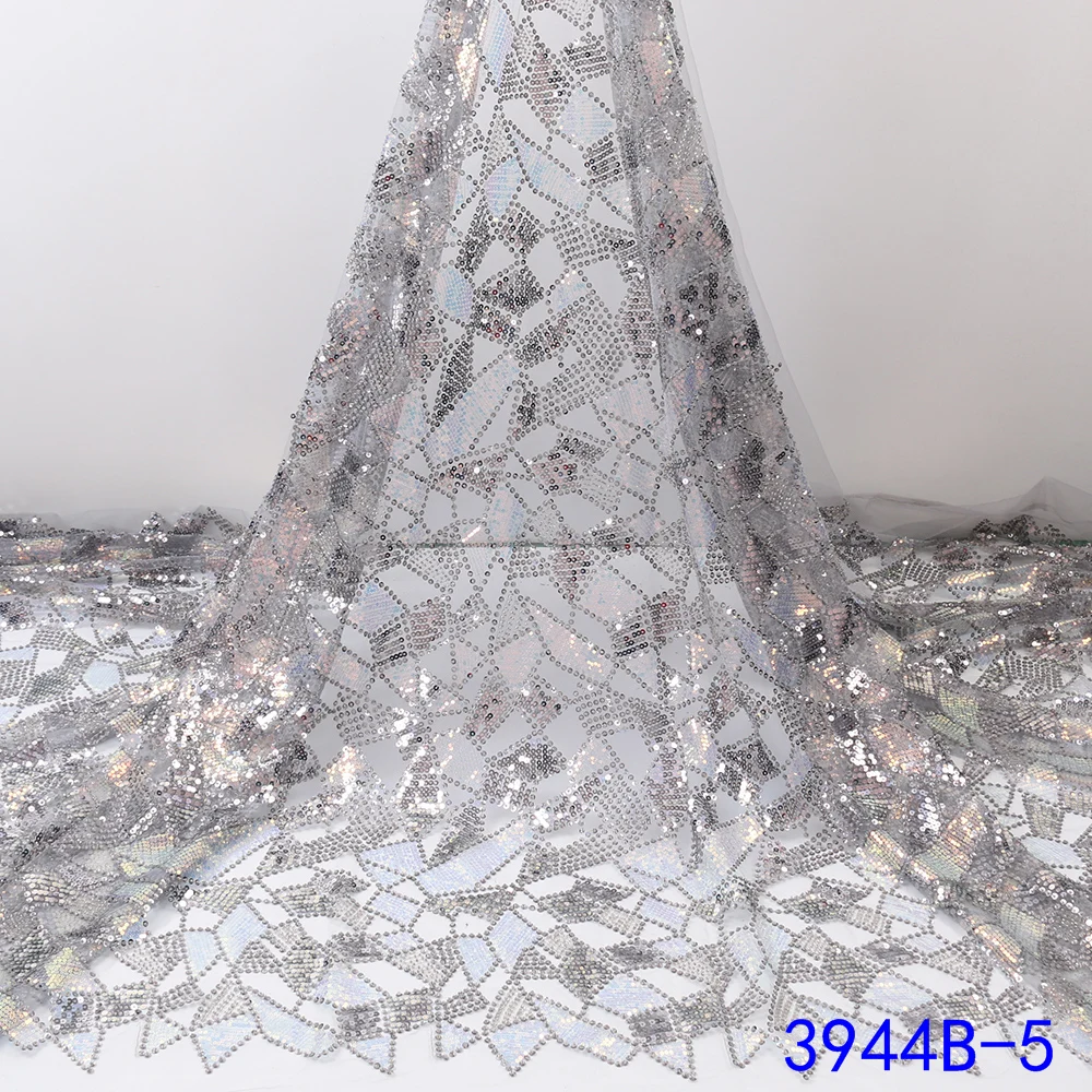 

Black African Lace Fabric High Quality 3d Lace Fabric French Nigerian Party Dress For African Tulle Lace Fabric 5yards PGC1816B