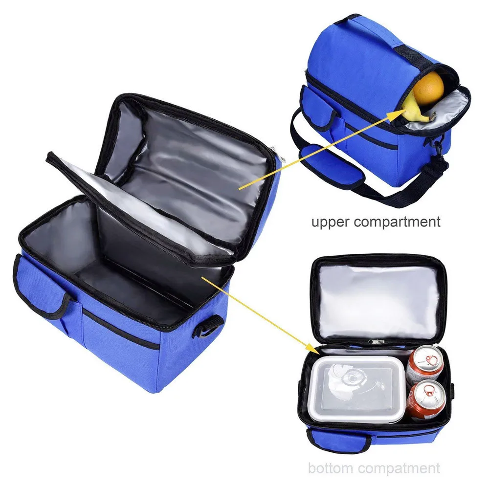 Термосумка для пищи многоразовая женщин многофункциональная Холодильная и