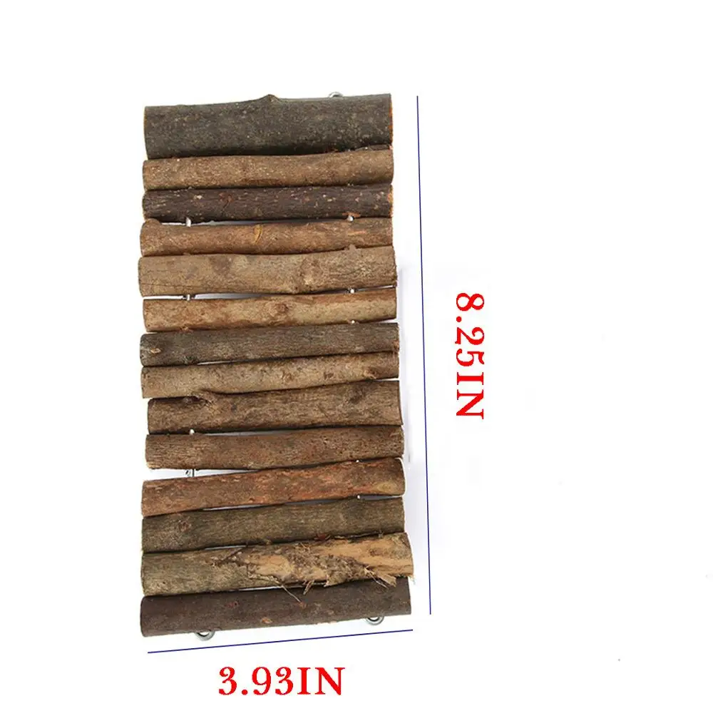 Деревянная лестница игрушка для жевательного моста туннель хомяка шиншиллы