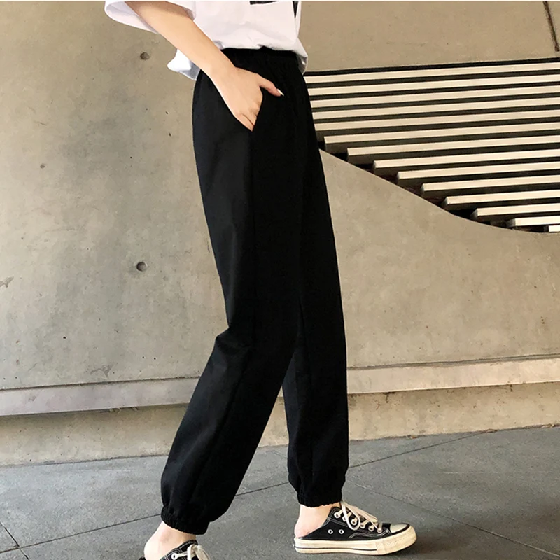 

INS Winter Women Solid Plush Warm Harem Pants Lady Wide Leg Loose High Waist Pencil Slacks Female Fashion Slim Sports Trousers