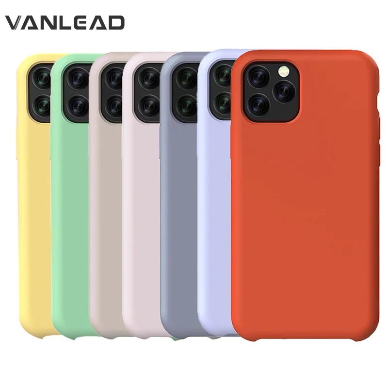 Новый роскошный оригинальный официальный силиконовый чехол для iPhone 11 Por Max Apple