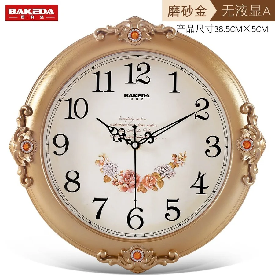 

Wall Clock Vintage Wood Mute Household Creative Clock Fashion Personality Clock Americanwall Bedroom Quartz Retro Style Clock