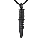 K9792 ювелирные изделия в форме ножа для кремации кулон с пеплом отделение из нержавеющей стали женское и мужское ожерелье