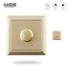 Avoir  регулировочный вентилятор, светильник с регулировкой скорости, переключатель, диммер, настенный переключатель в стиле ретро, пластиковая панель, 86 Тип, регулировочный светильник