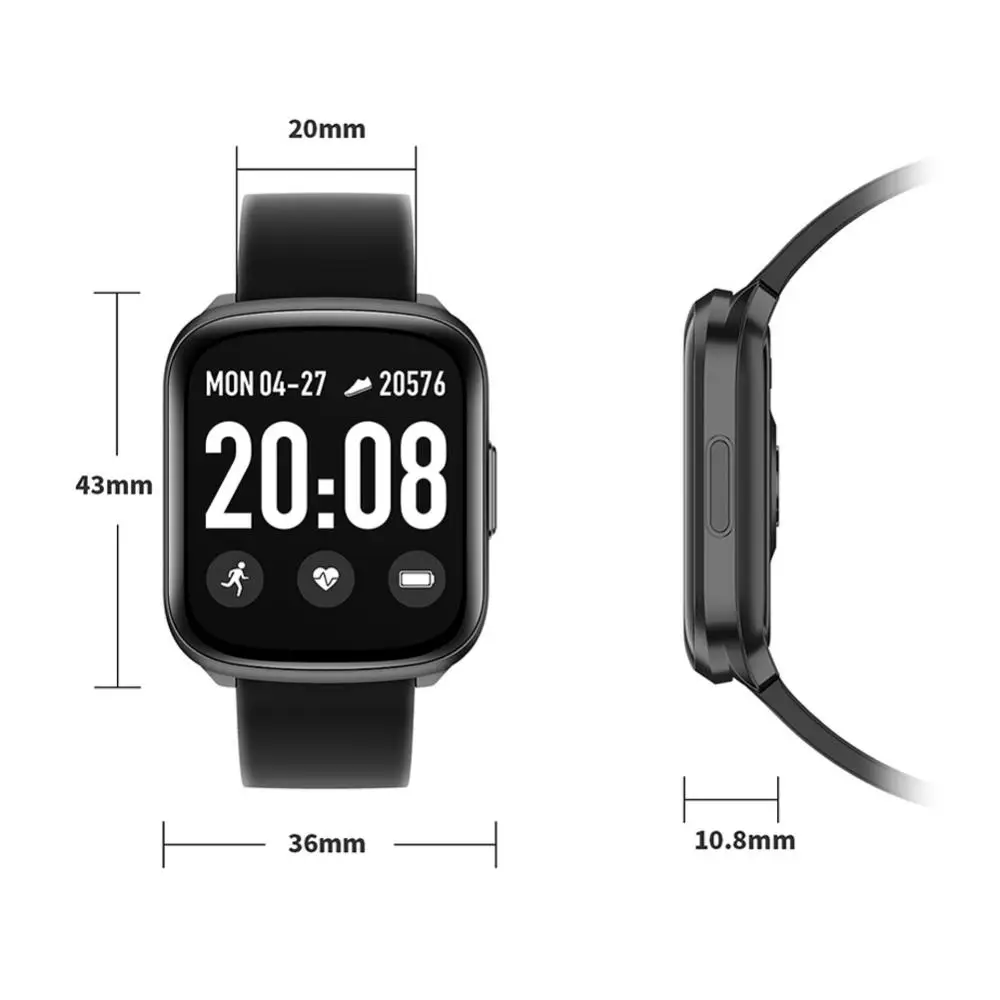 

Aygo KW03 OGS Waterproof Touch Screen Smartwatch Heart Rate Moniter Step Tracker Bracelet removable bracelet band Smart Bracelet