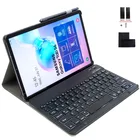 Съемная Беспроводная Bluetooth клавиатура с подсветкой для Samsung Galaxy S7 10,5 ''2020 T870Tab S 10,5 ''T860 кожаный чехол-книжка