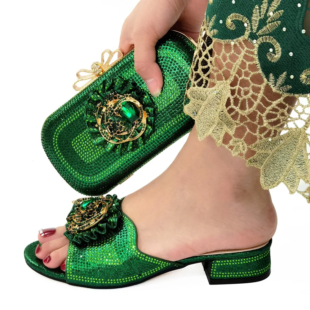 Doershow хорошая цена итальянский комплект из обуви и сумки в африканском стиле