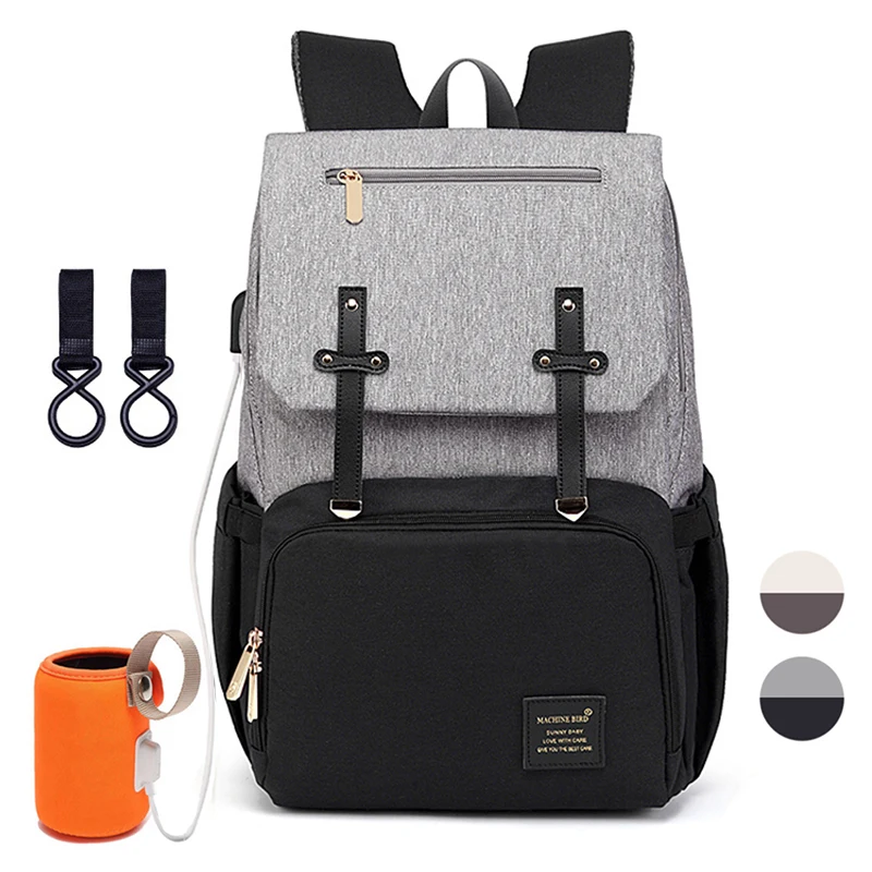 Сумка для подгузников, модные подгузники для беременных, сумки для ухода за ребенком для мамы, многофункциональный рюкзак для путешествий с USB для кормления, для коляски