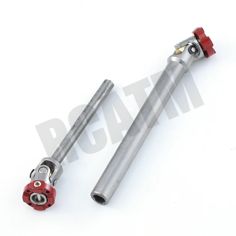 Металлический фланцевый приводной вал из нержавеющей стали CVD 45 мм 215 для 1/10 RC Crawler