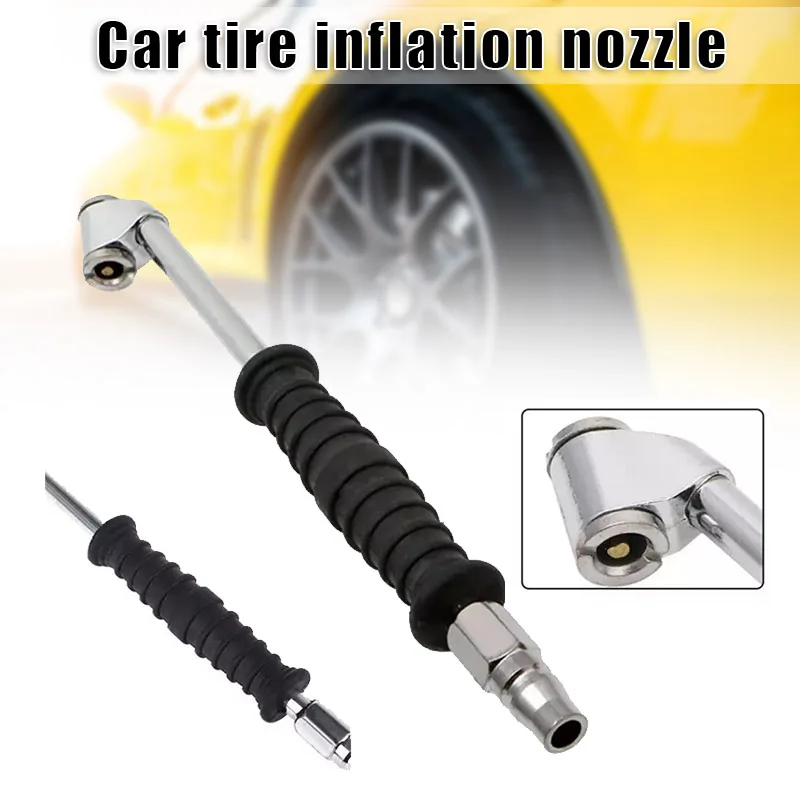 

2021 автомобильный воздушный насос насадка на колесо многофункциональный инструмент для надувания шин комплект быстрого разъема для автомо...