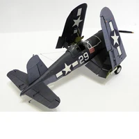 133 u s f4u 1a pirate shipborne fighter diy 3d paper card model building sets construction toys educational toy military model