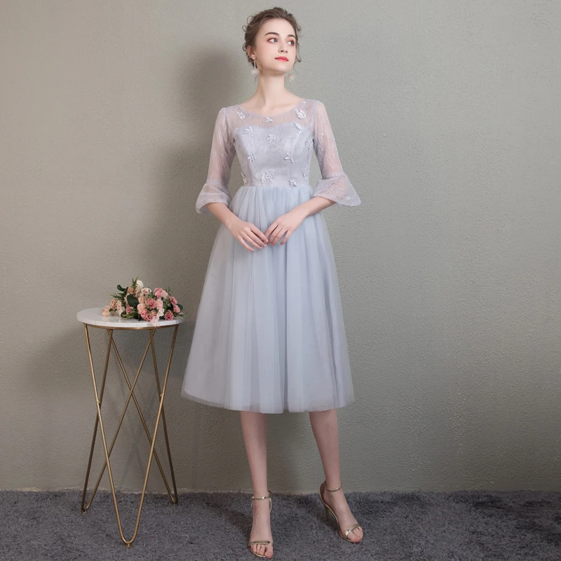 Гэри плюс Размеры тюлевые Платья для подружек невесты Junior свадебное платье Чай