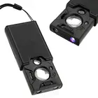 Лидер продаж! Лупа 30x 45x 60x с УФ-подсветкой, лупа для ювелиров