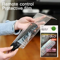 1set5pcs 2712cm dust proof waterproof heat shrink film clear video tv air condition remote cover case storage bags protector
