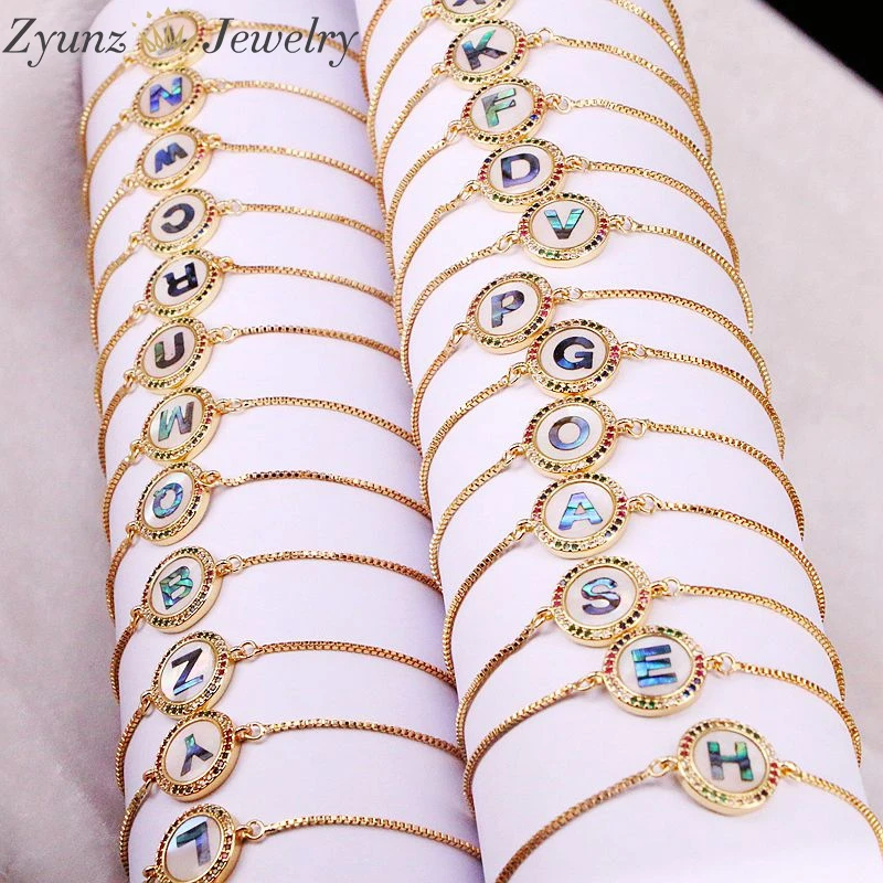 10 шт Радуга CZ микро проложить натуральный Абалон оболочки Ремесло Ювелирные