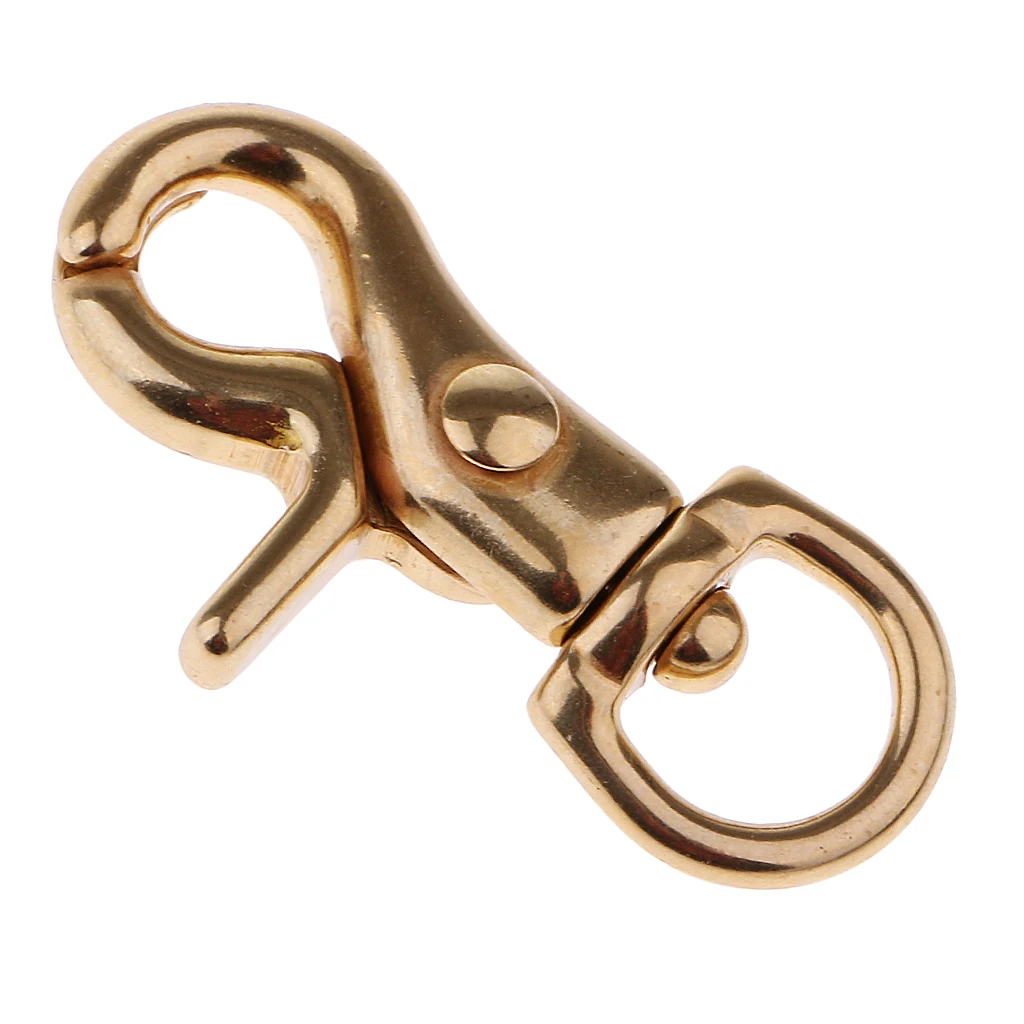 Metal Brass Swivel Lobster Clasp Snap Hook Keychain Key Ring straps for Handbag Jewellery Findings | Украшения и аксессуары