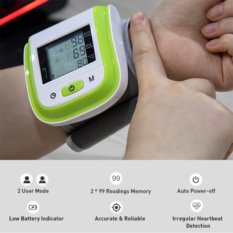 Фото BOXYM Monitor Medical Digital LCD Wrist Blood Pressure Automatic Sphygmomanometer Tonometer Mete Красота и здоровье BOXYM Monitor Medical Digital LCD Wrist Blood Pressure Automatic Sphygmomanometer Tonometer Mete Красота и здоровье