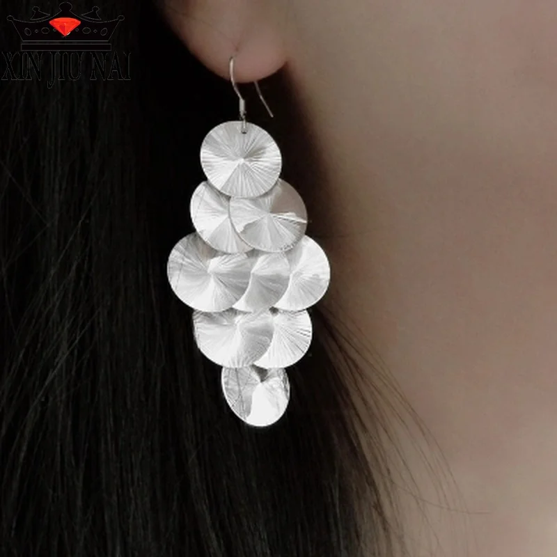 Модные сексуальные женские свадебные ювелирные изделия S90 плоские Висячие