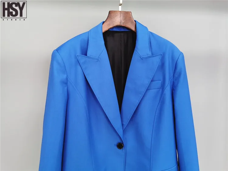 【HSY】2019 Осень Зима Новый дизайн Женская Повседневная куртка пальто камвольная