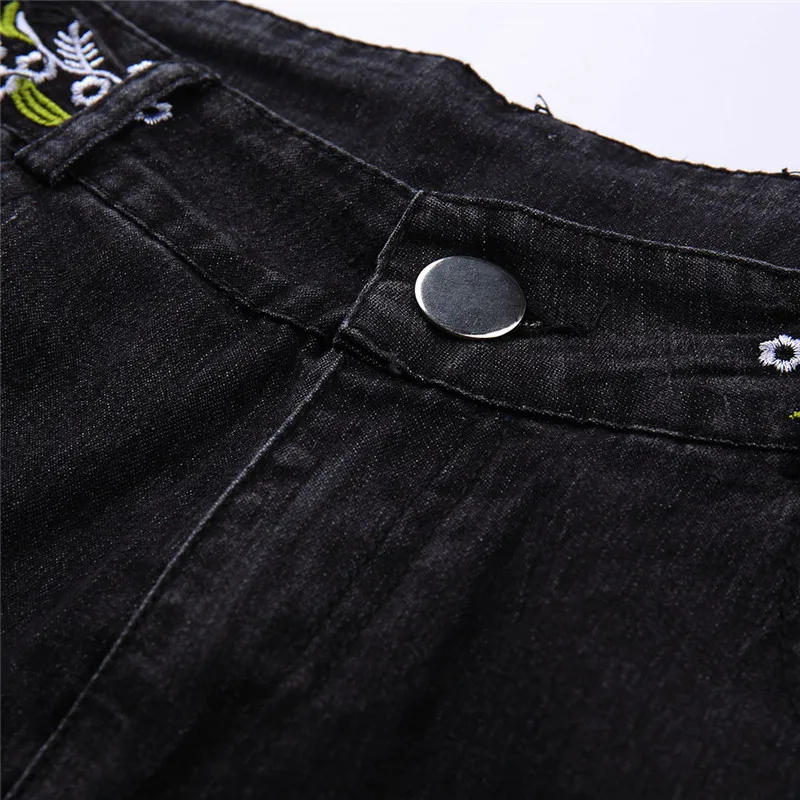 Женские джинсы с широкими штанинами для мам расклешенные штаны высокой талией