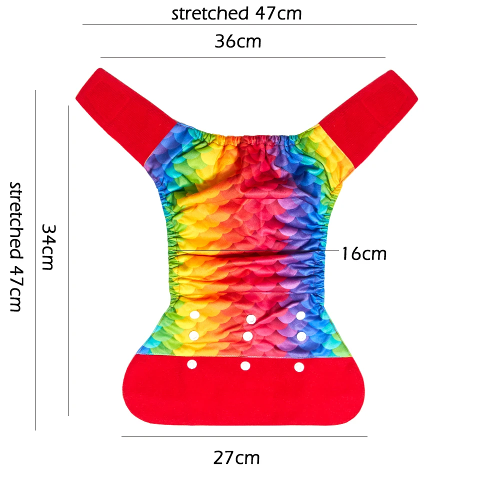 Тканевые подгузники с петлей на липучке 4 шт. | Мать и ребенок