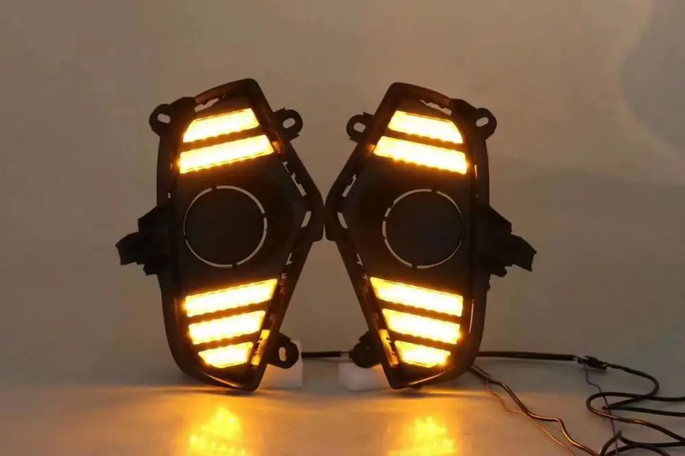 Для Toyota RAV 4 RAV4 2019 2020 желтый сигнал поворота Водонепроницаемый ABS 12 В Автомобильные