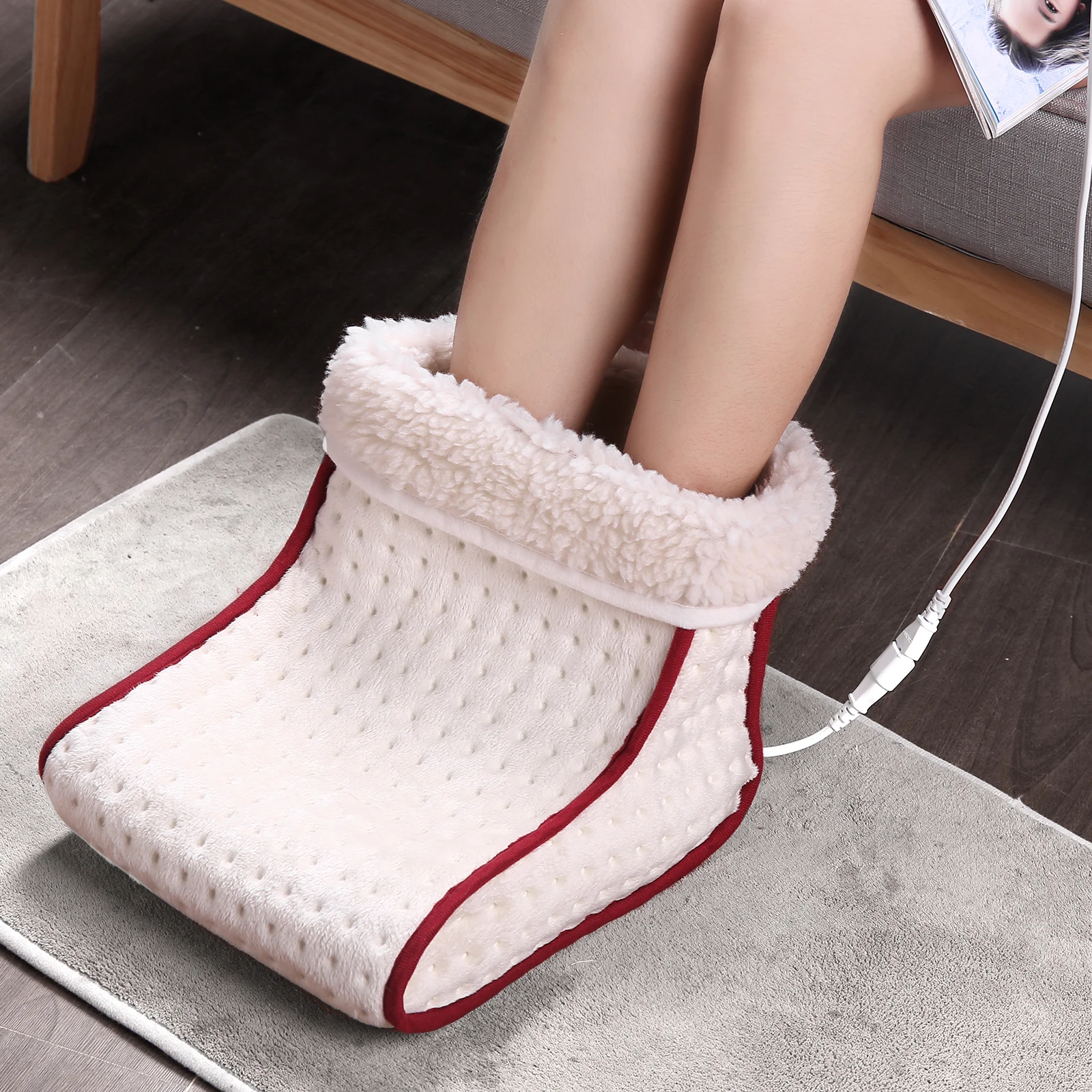 

Electric Foot Warmer Settings Warmer Cushion Thermal Foot Warmers