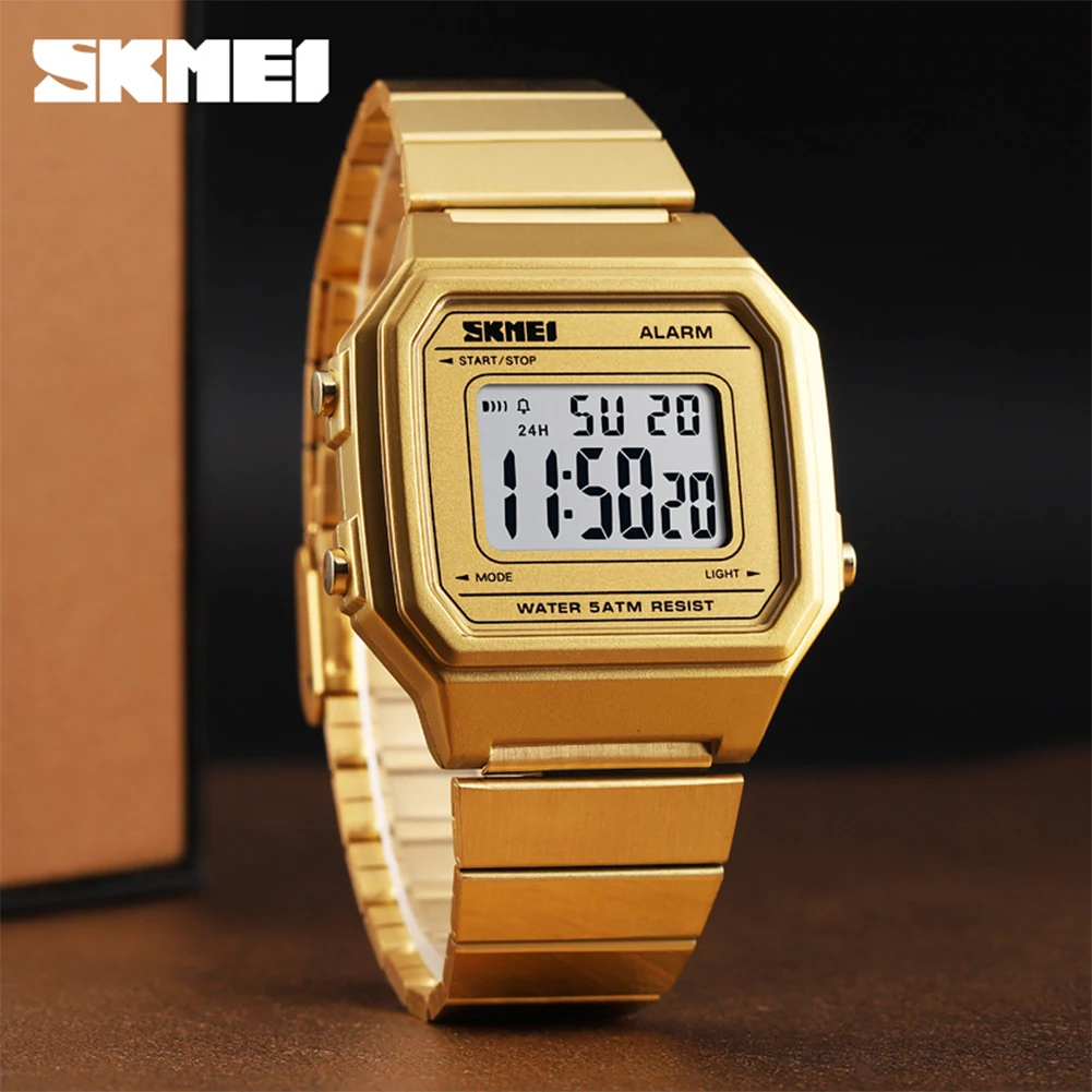 

SKMEI Fashion Watch Men Watch Digital Waterproof Wristwatches Luminous Week Display Alarm Men Women Watches Erkek Kol Saati New