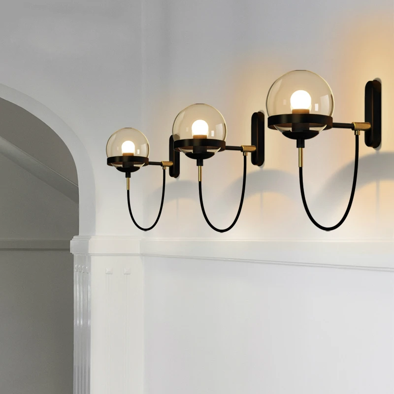 Современные Простые светодиодные Настенные светильники для спальни бра