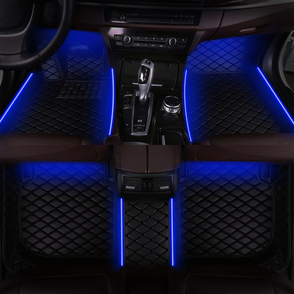

For Audi S6 2013 2014 2015 2016 2017 2018 Car Floor Mats Carpet Lights Led Decorative Interior Lights Kit Car Accessories