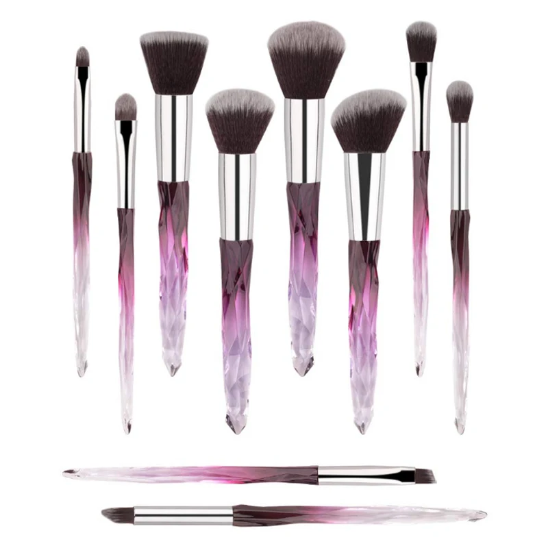 Modelones 15 шт. кисти для макияжа инструменты косметические наборы пудра тени век