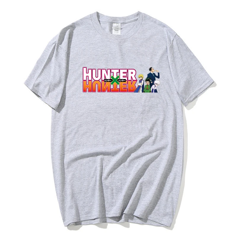 

2020 Hunter X Hunter T Shirts Men's Cotton T-Shirt Killua Zoldyck Anime Manga Japan Hunters Hxh Tees Short Sleeve Gift
