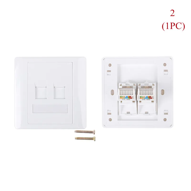 

ZLinKJ Панель компьютерной розетки CAT5E 1-4 портов