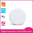 Внутренний Термометр-Гигрометр Tuya ZigBe3.0, беспроводной датчик температуры и влажности, работает с Alexa Google home