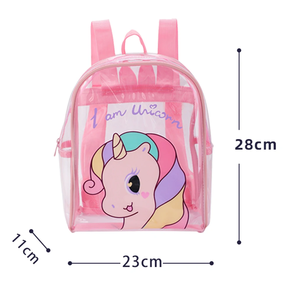 

Jelly Backpack Children Kids Lovely Animal Laser Backpacks Fashion Cartoon Purse Cute Unicorn Mochilas Waterproof PVC School Bag