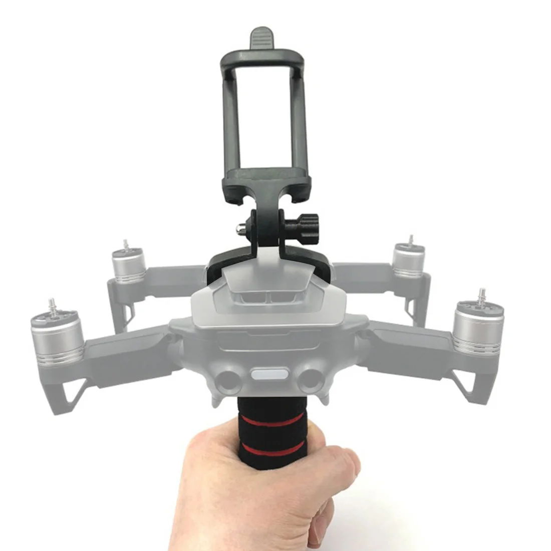 

Mobile Phone Clip w Portable Handle Bar Phone Holder Modified Stabilizer Tripod Bracket For DJI Mavic Air for smartphone