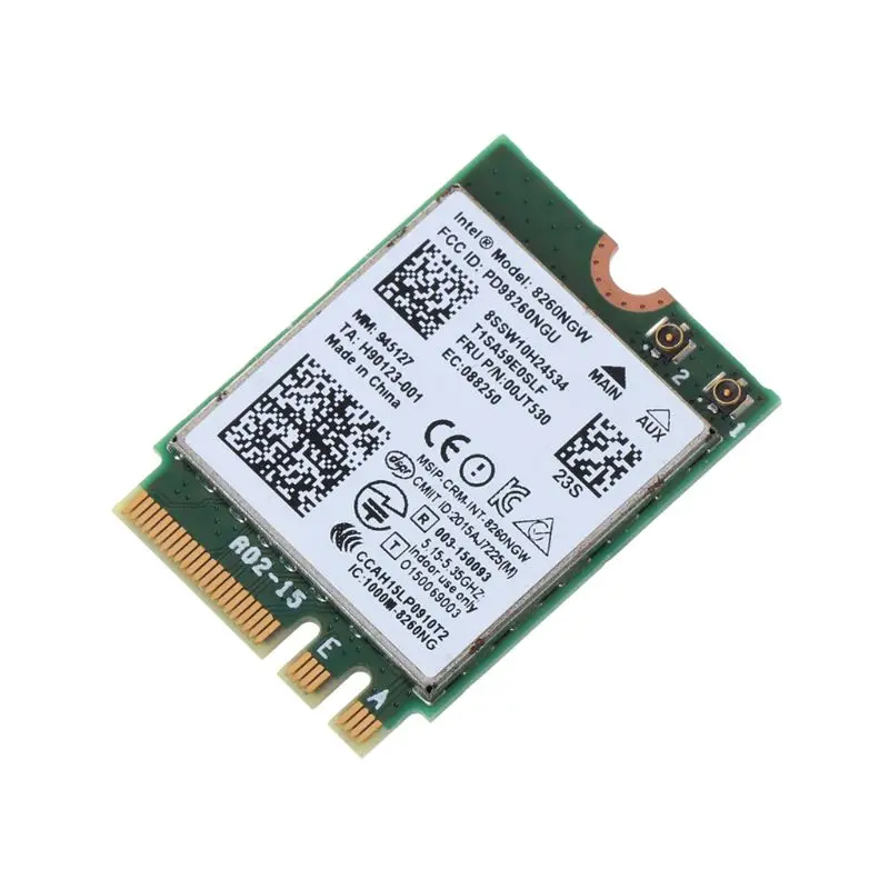 Двухдиапазонная карта Wireless-AC 8260 Wi-Fi Bluetooth совместима с lenovo ThinkPad YOGA IBM 00JT480 00JT382 00JT530