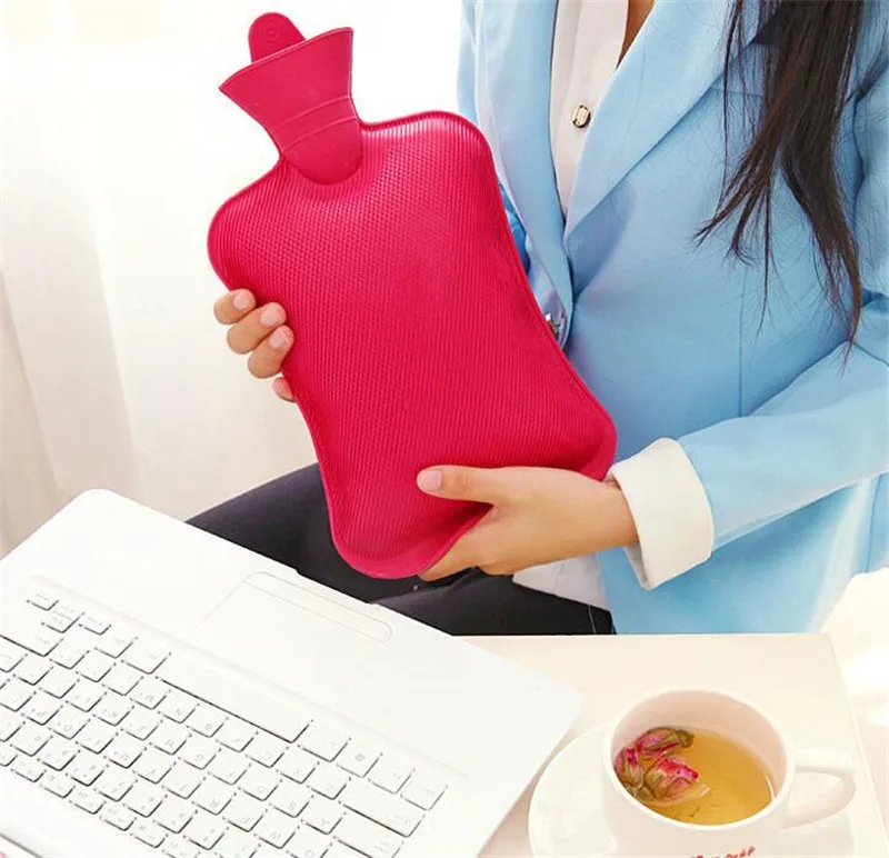 

Hot Water Warmer Filling Bottle Thick Rubber Hot Water Bag Heater Handy Warming Water Bottles Winter Keep Warm Bags Bottle
