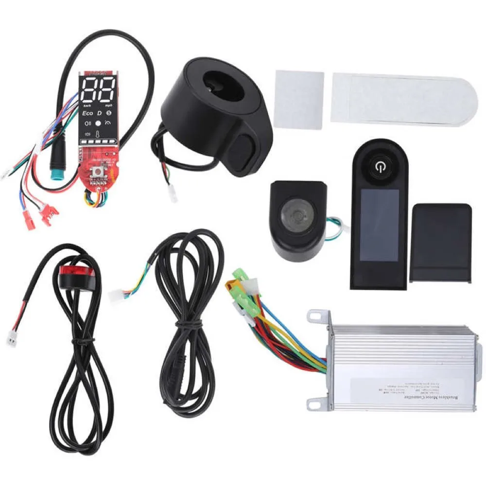 

Scooter Controller Kit Brushless Motor 36V 350W Digital Display Controller Dashboard Throttle Tailight for Xiaomi M365