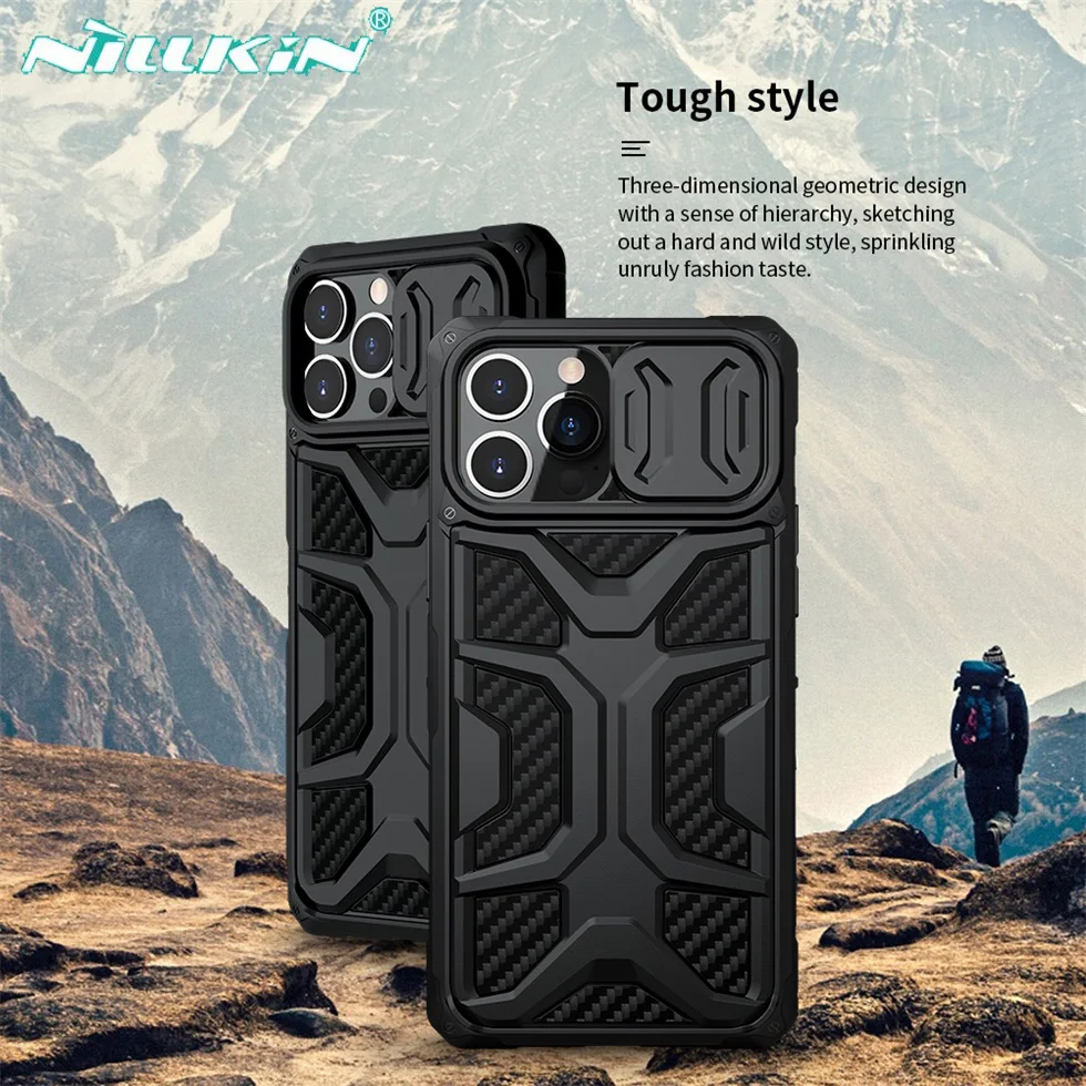 Чехол для iPhone 13 Pro Max чехол NILLKIN Adventurer слайд-объектив камеры защита